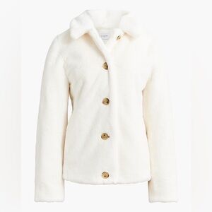 J.Crew Faux Fur Button-Front Coat